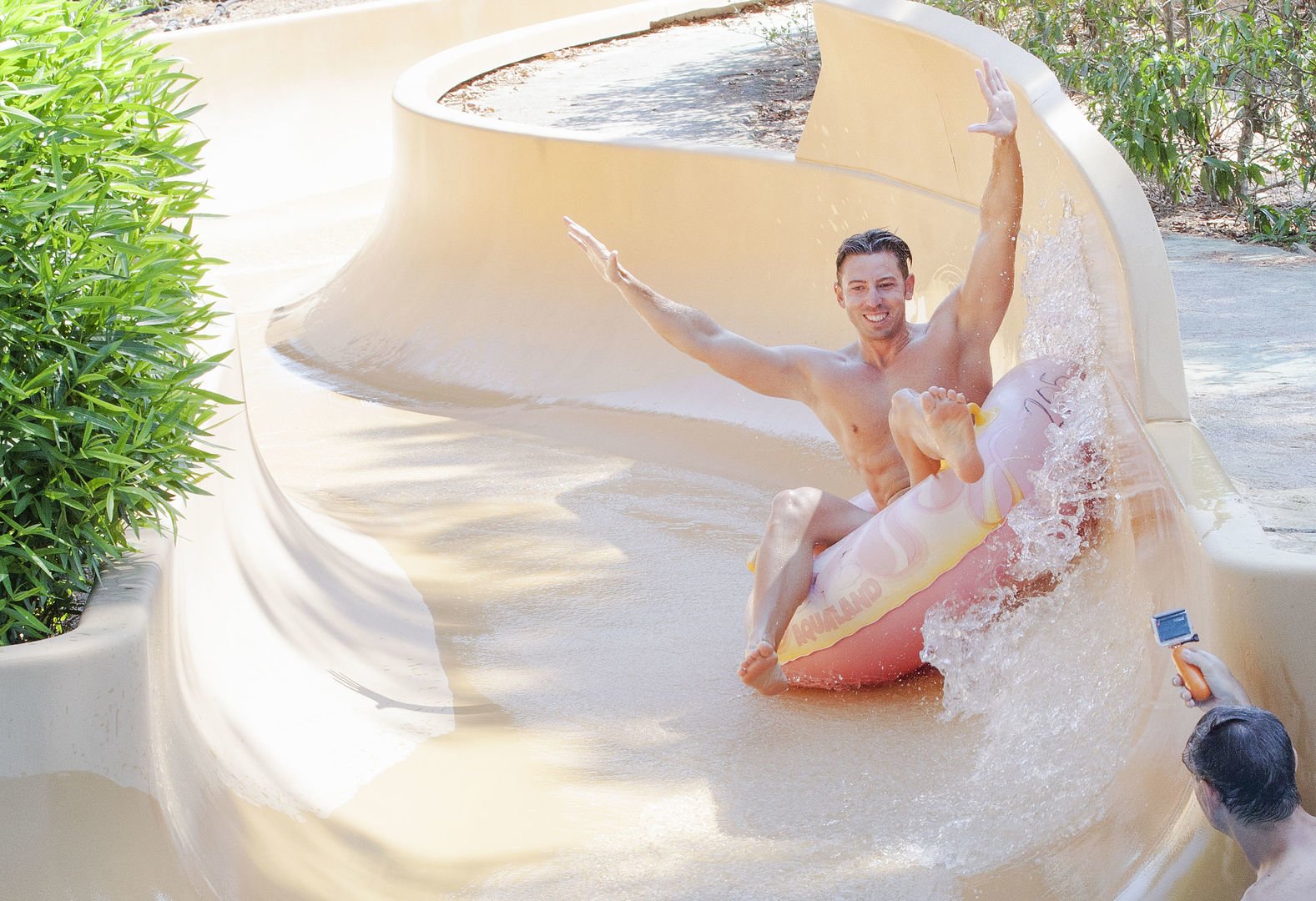 Wild Fluss ins Aqualand