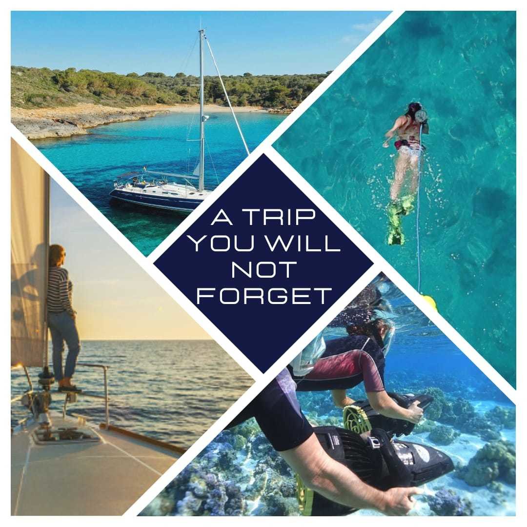 Segelboot nach Cala Vella