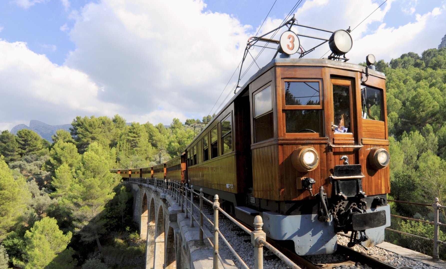 Ansicht des Zug Innenraums