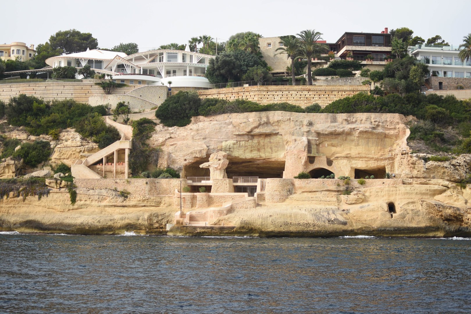 Häuser an der Küste