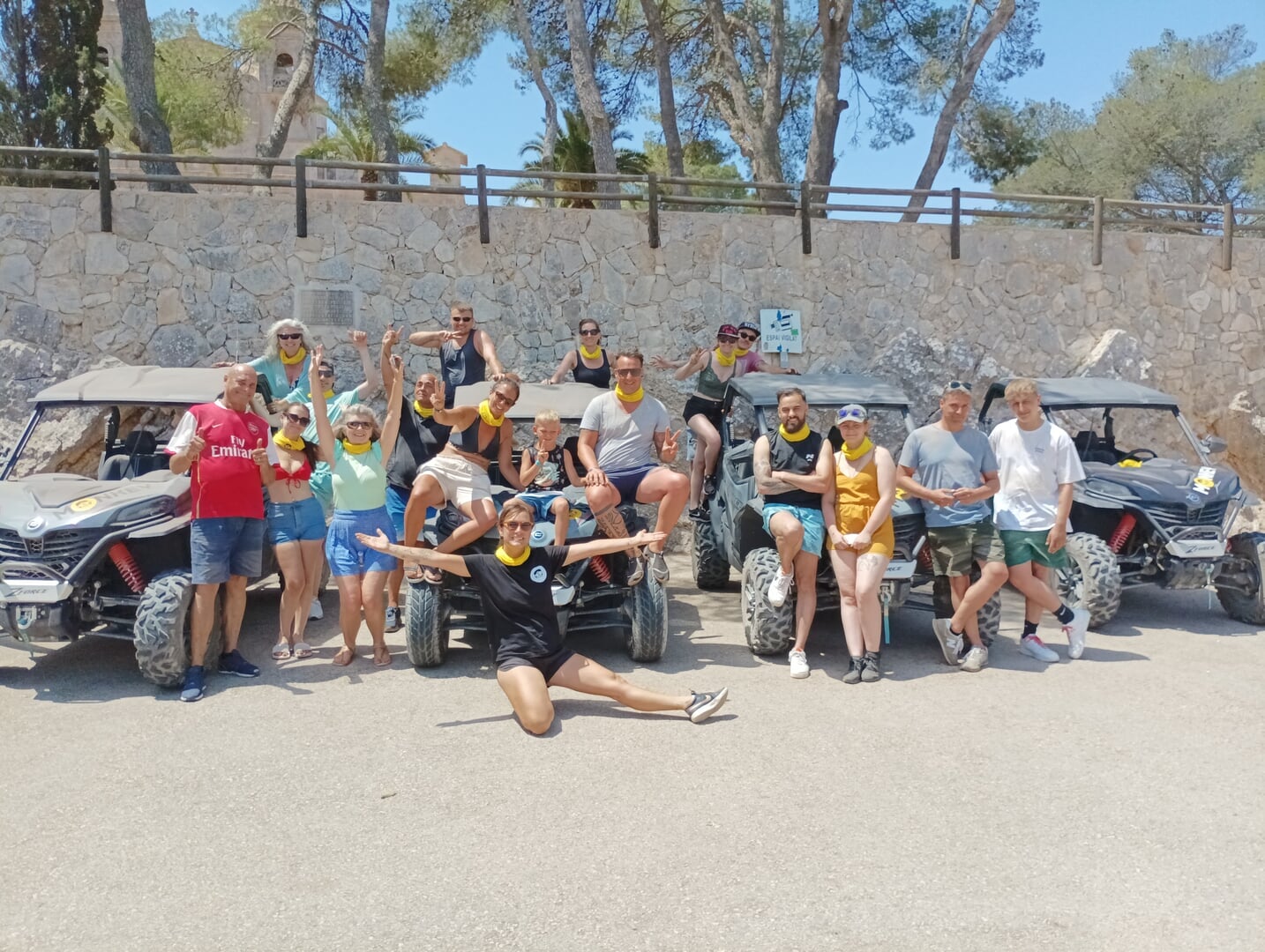 Spass beim Buggy fahren 