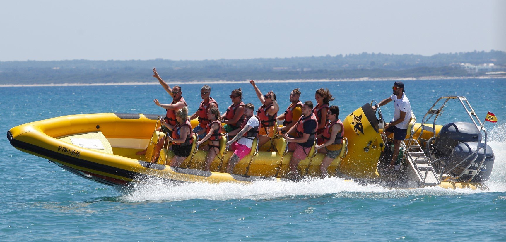Abfahrt von Alcudia Strand