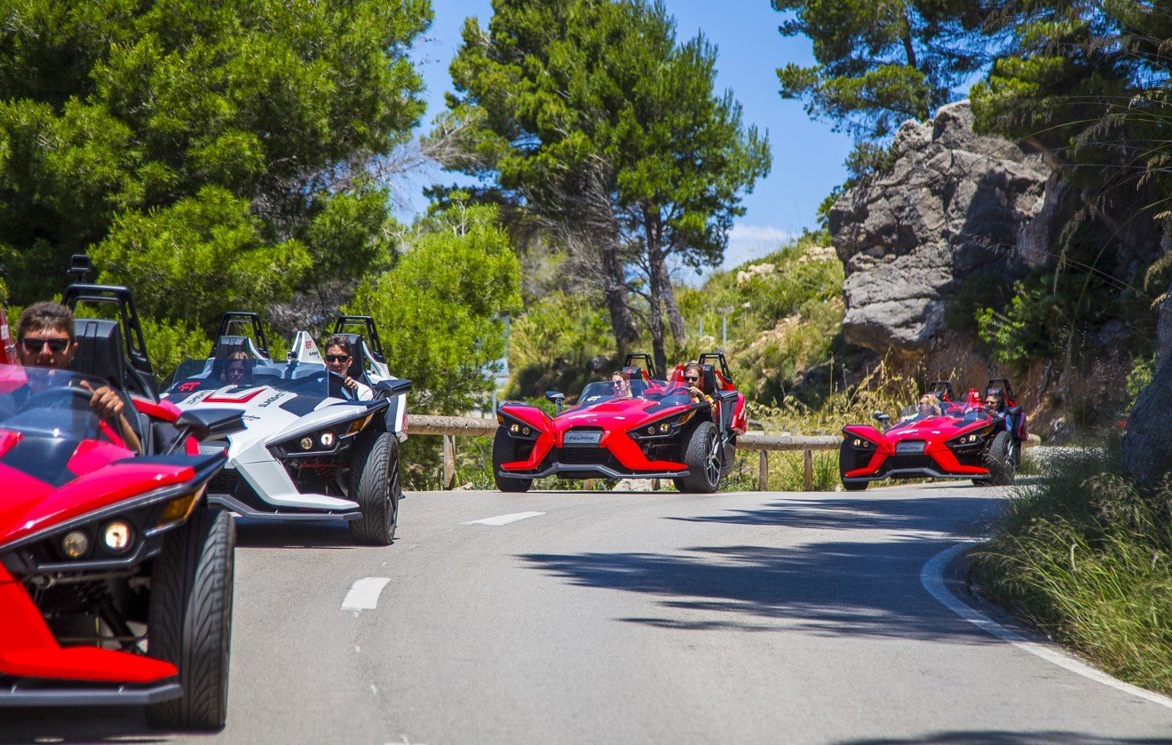 Fahren in den Bergen von Tramuntana