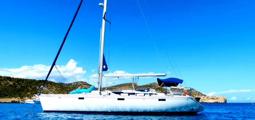Segelschiff zur Insel Cabrera