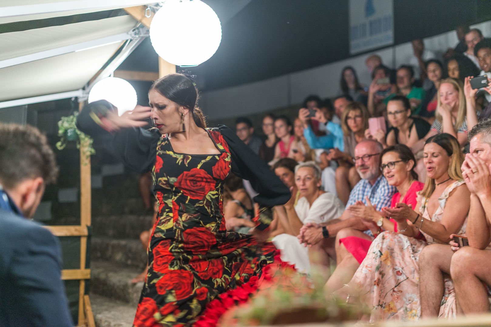 Typische Tänzerin von Flamenco