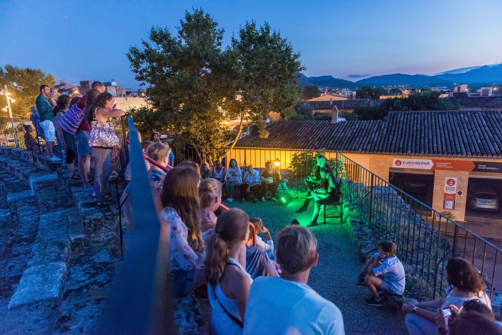 Flamenco Zeit mit Musik und Gitarre