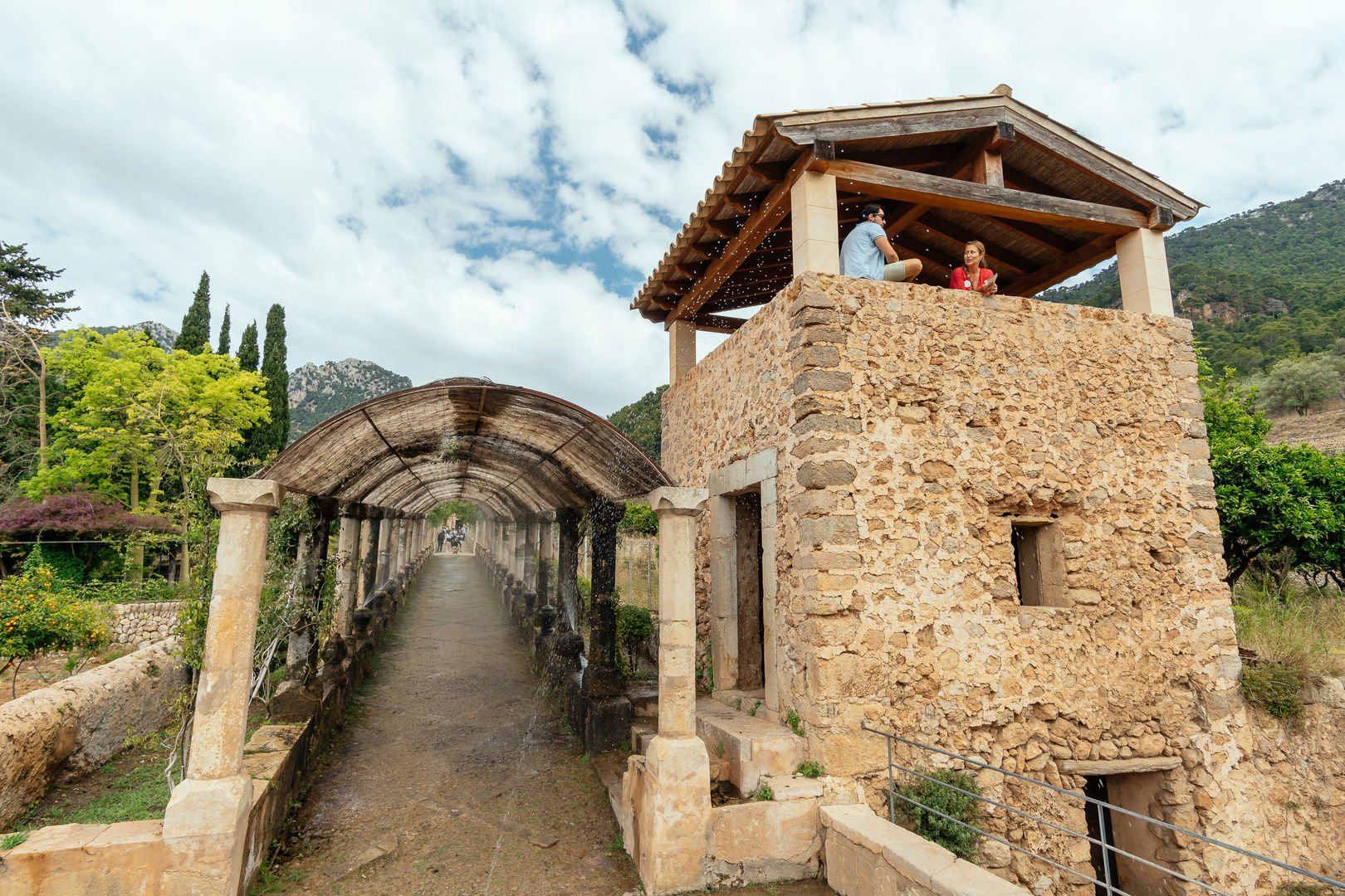 maravillosas vistas de la sierra de tramuntana