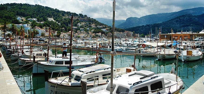 Schiffe in Puerto de Soller