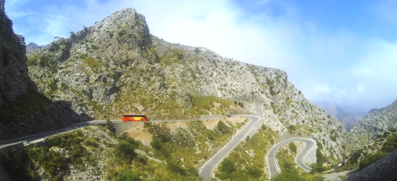 Busfahrt in Sa Tramuntana