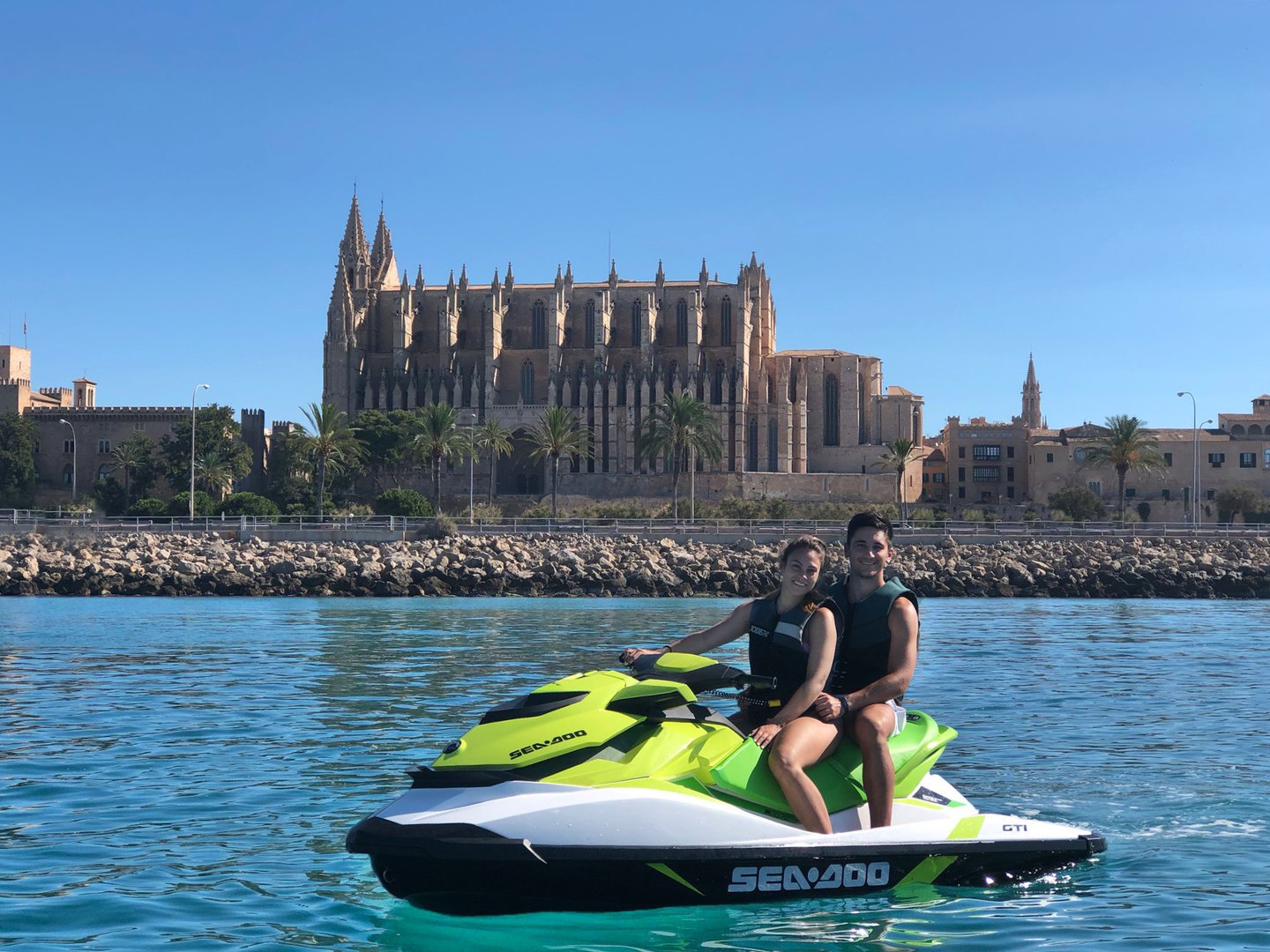Jet-Ski in der Bucht von Palma