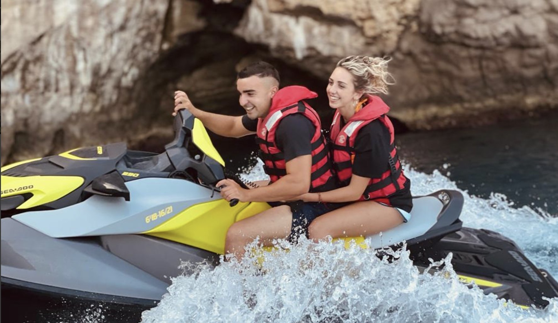 Tempo auf dem Jet Ski