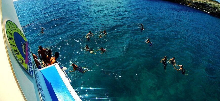 auf der Tour schwimmen