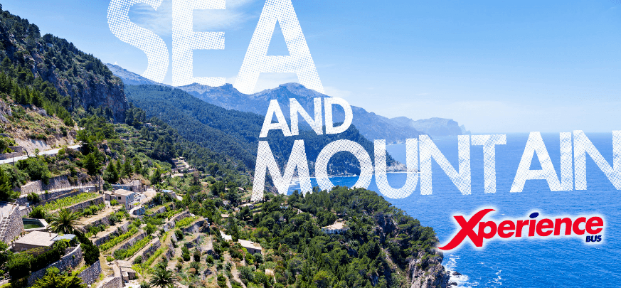 Poster mit Küstenbild