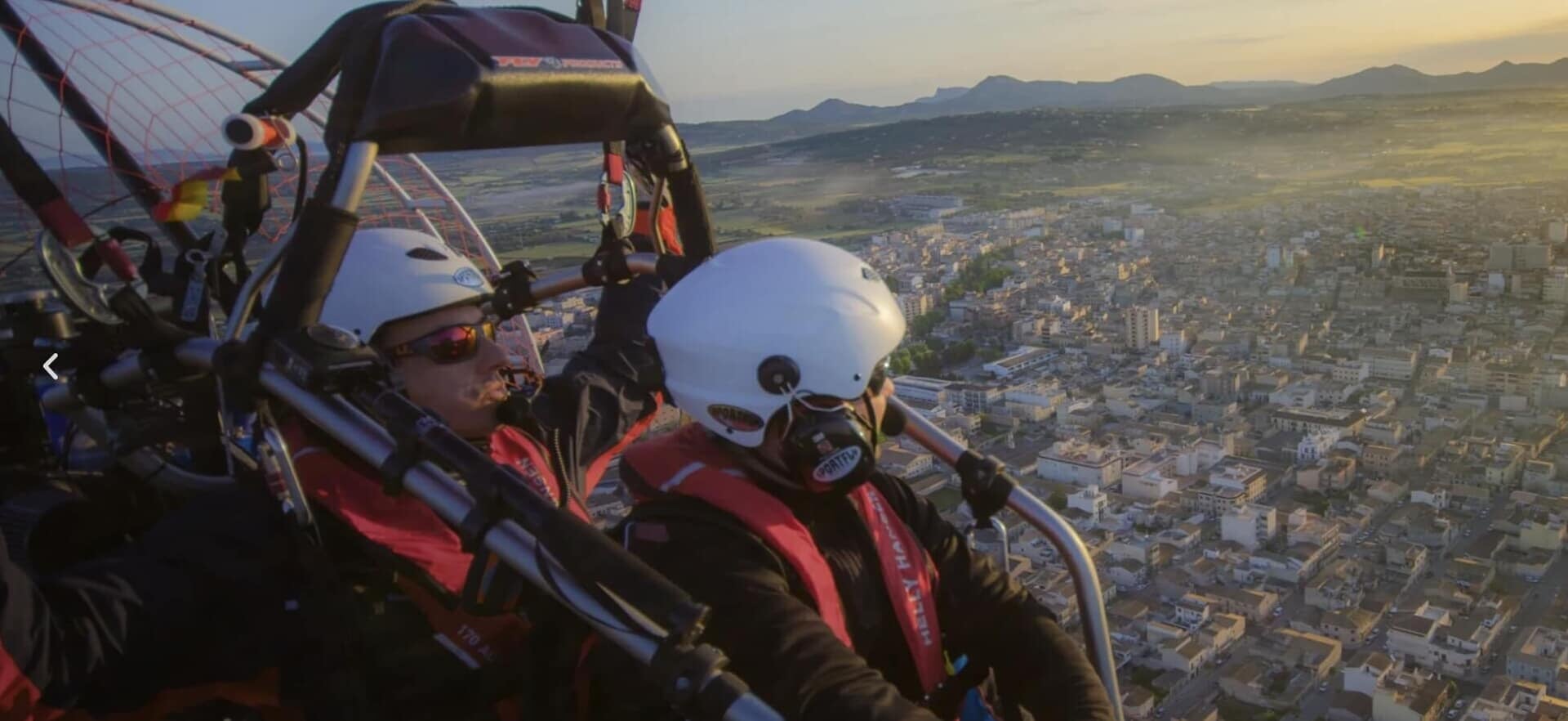 vuelo en paramotor