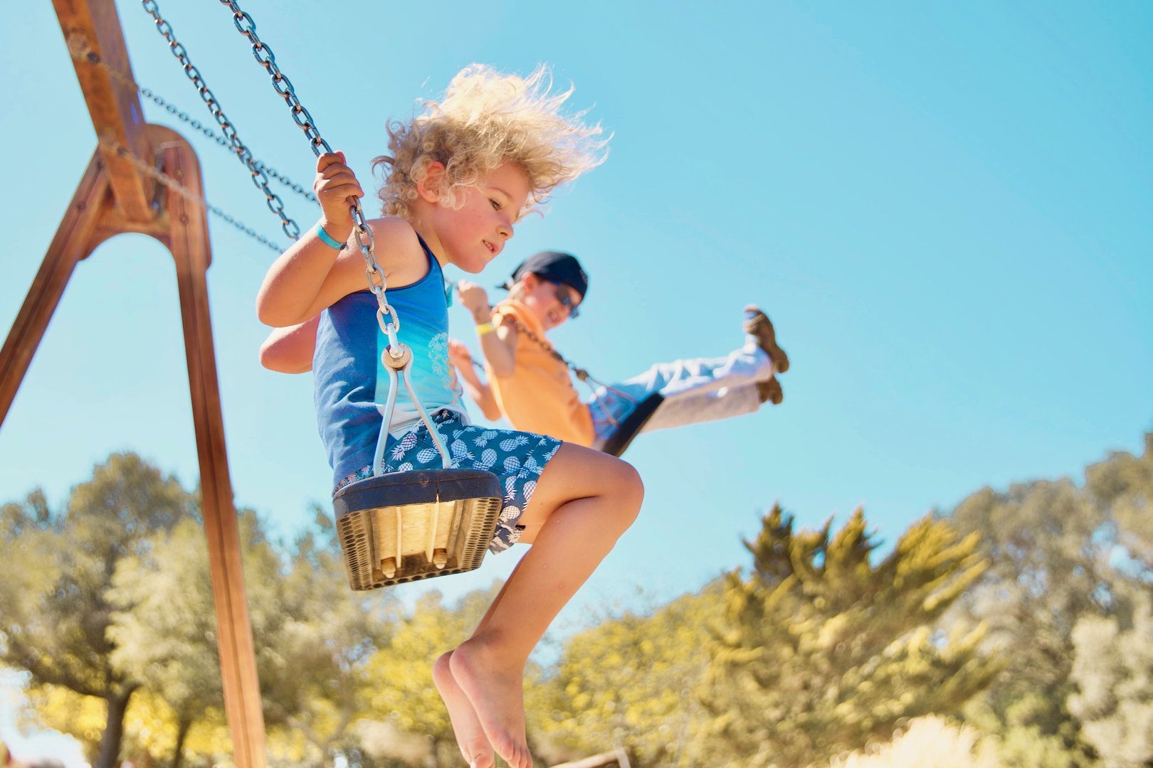 Kinder auf Piratentour