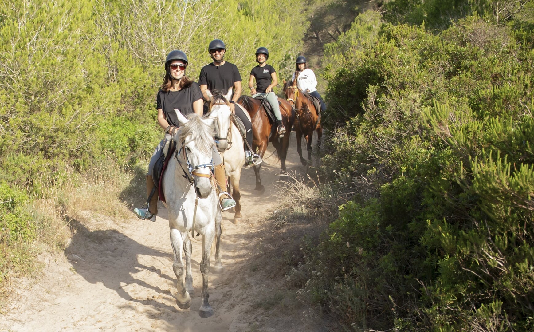 mallorca reiten in der Gruppe