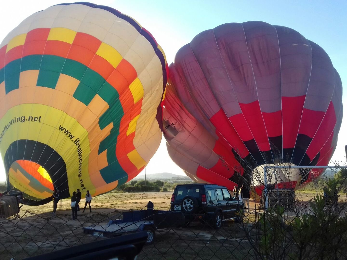ayudando en el montaje