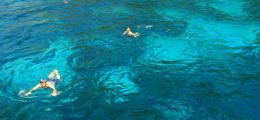 vista desde el barco en parada