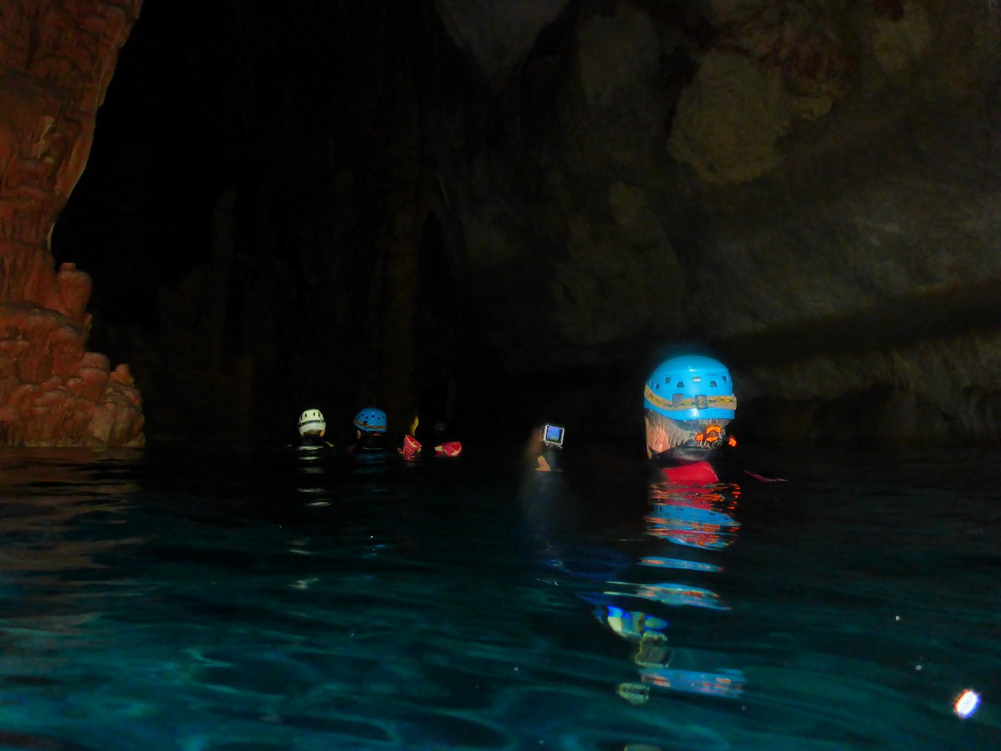 interior de la Cova des Coloms