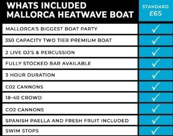 foto del barco del mallorca party boat