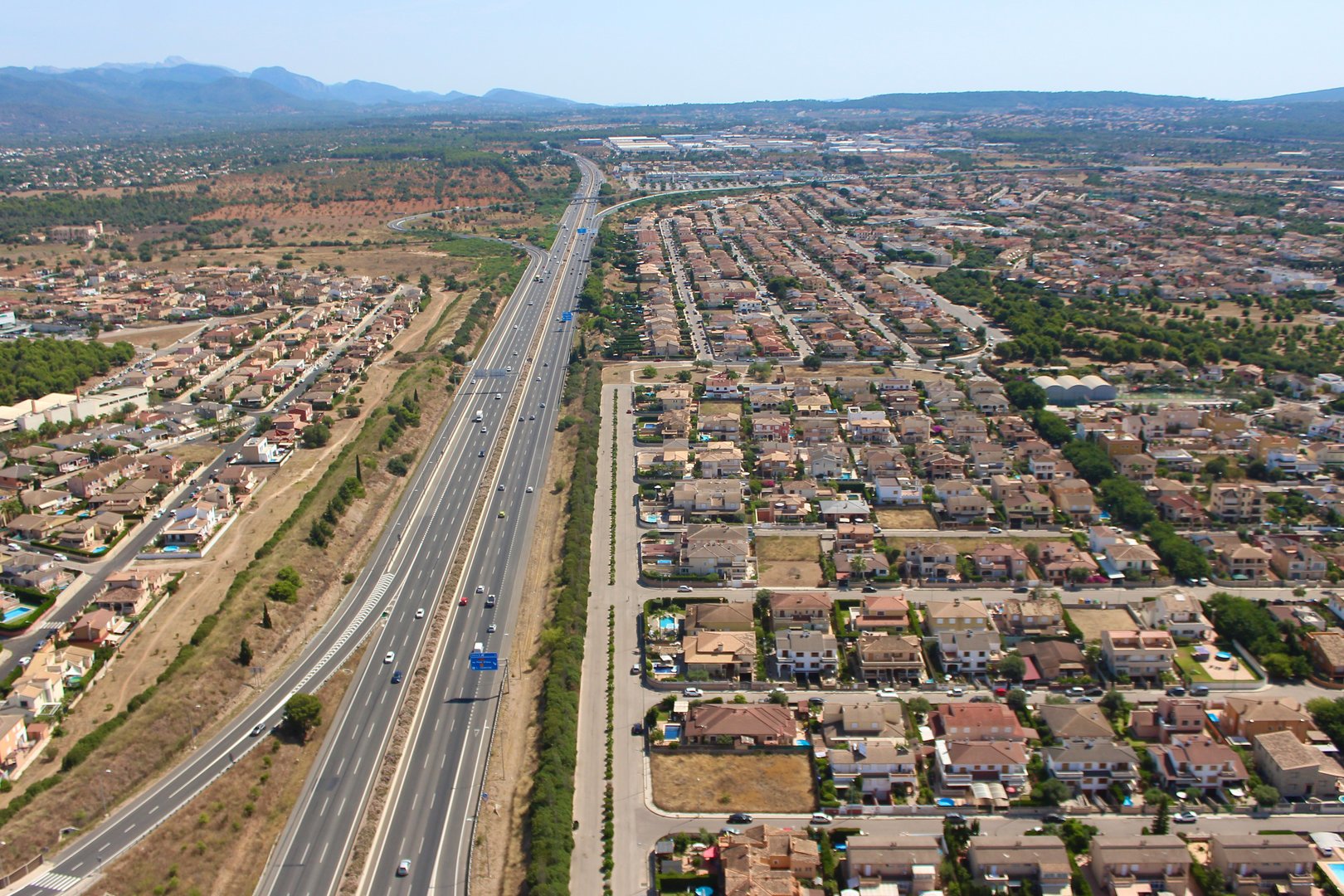 sobrevolando la ciudad