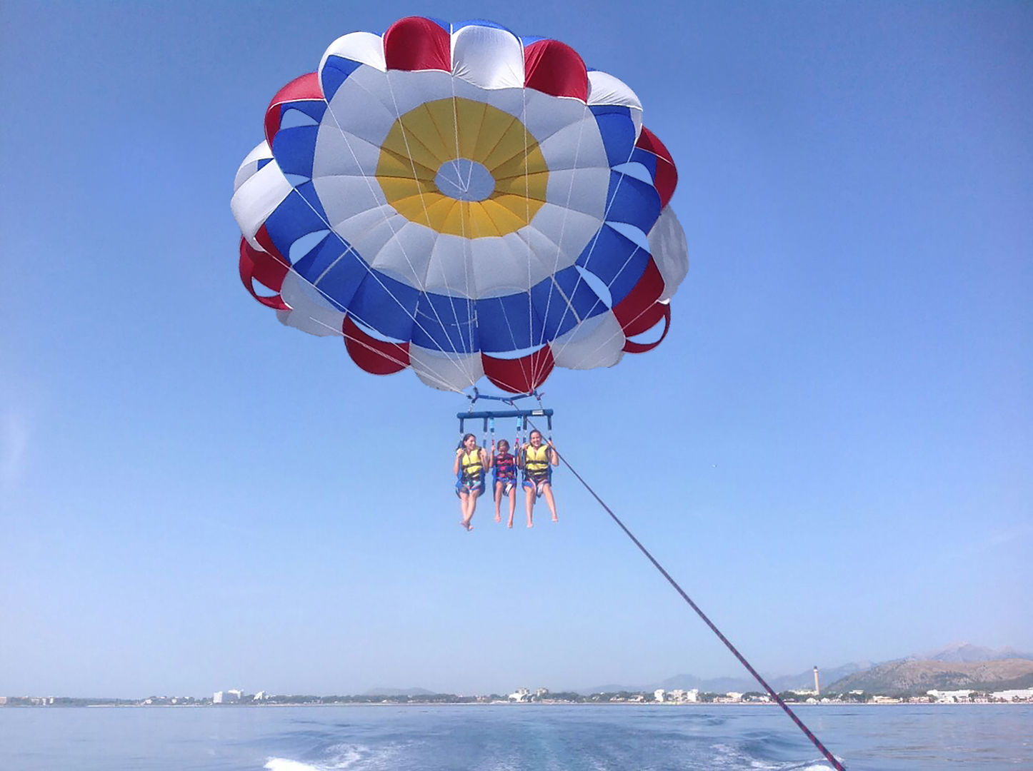 diversion con el parasail