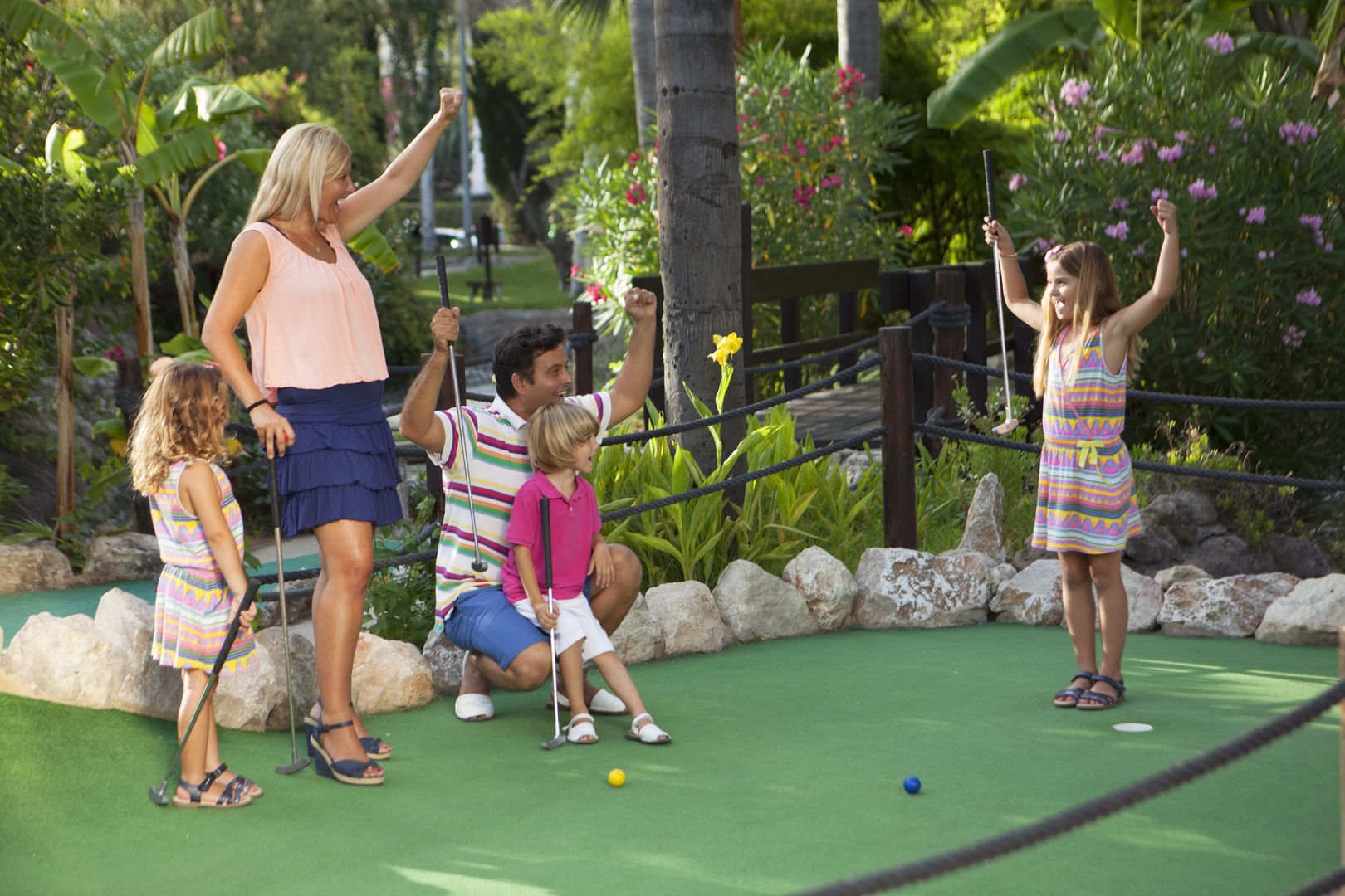 Familia en Golf Fantasia