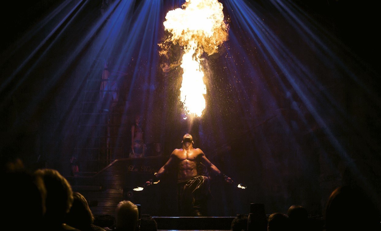 una noche divertida llena de emoción