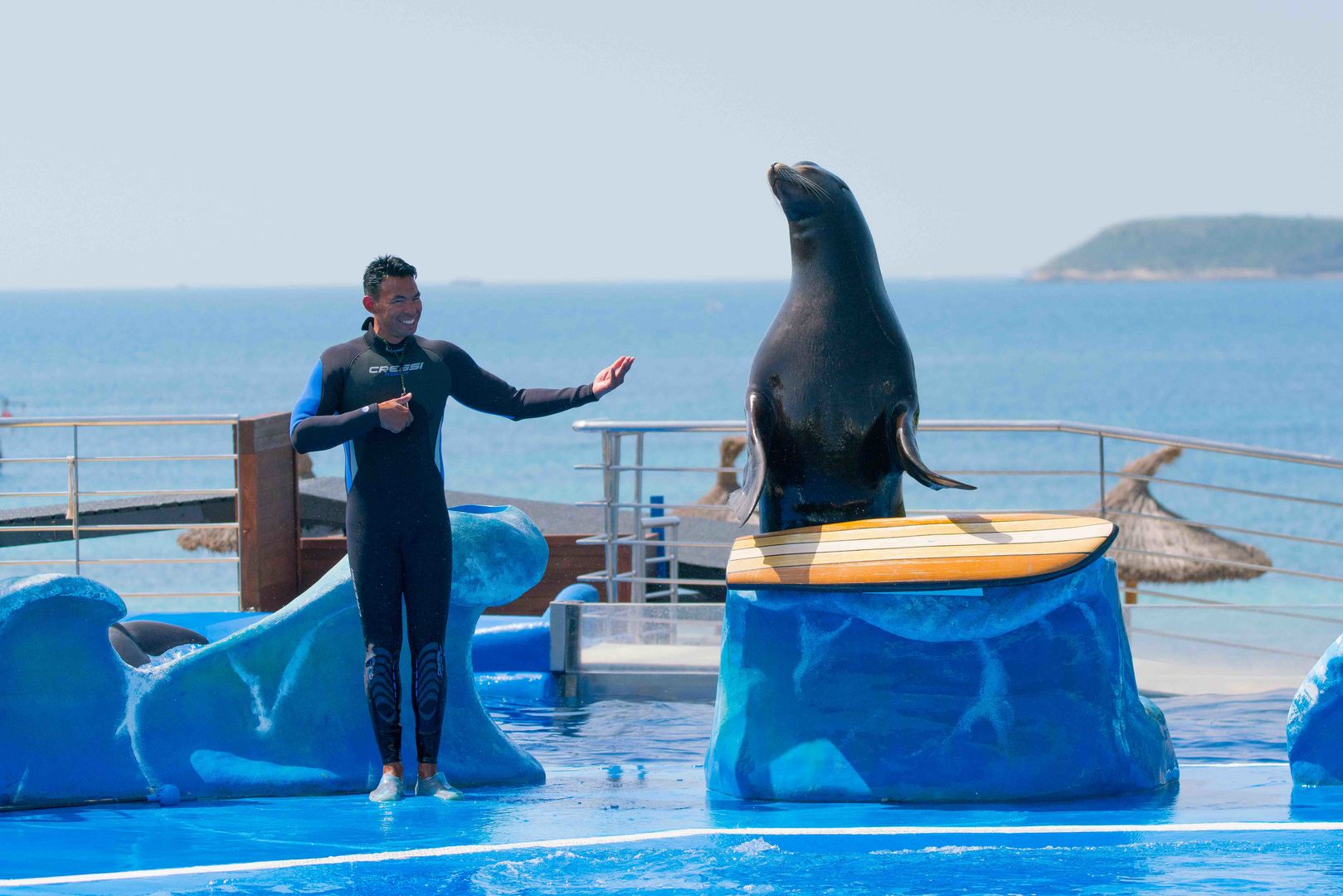 Leon marino show en marineland