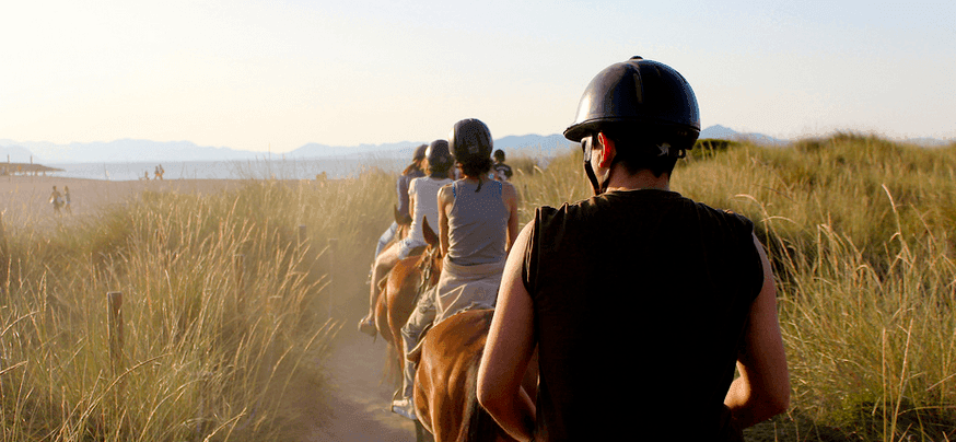 paseo a caballo en mallorca
