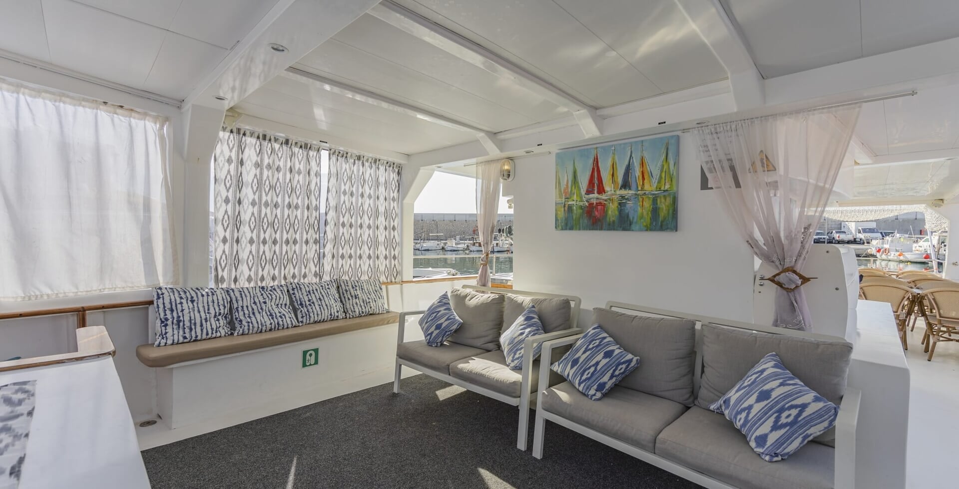 habitacion en el barco