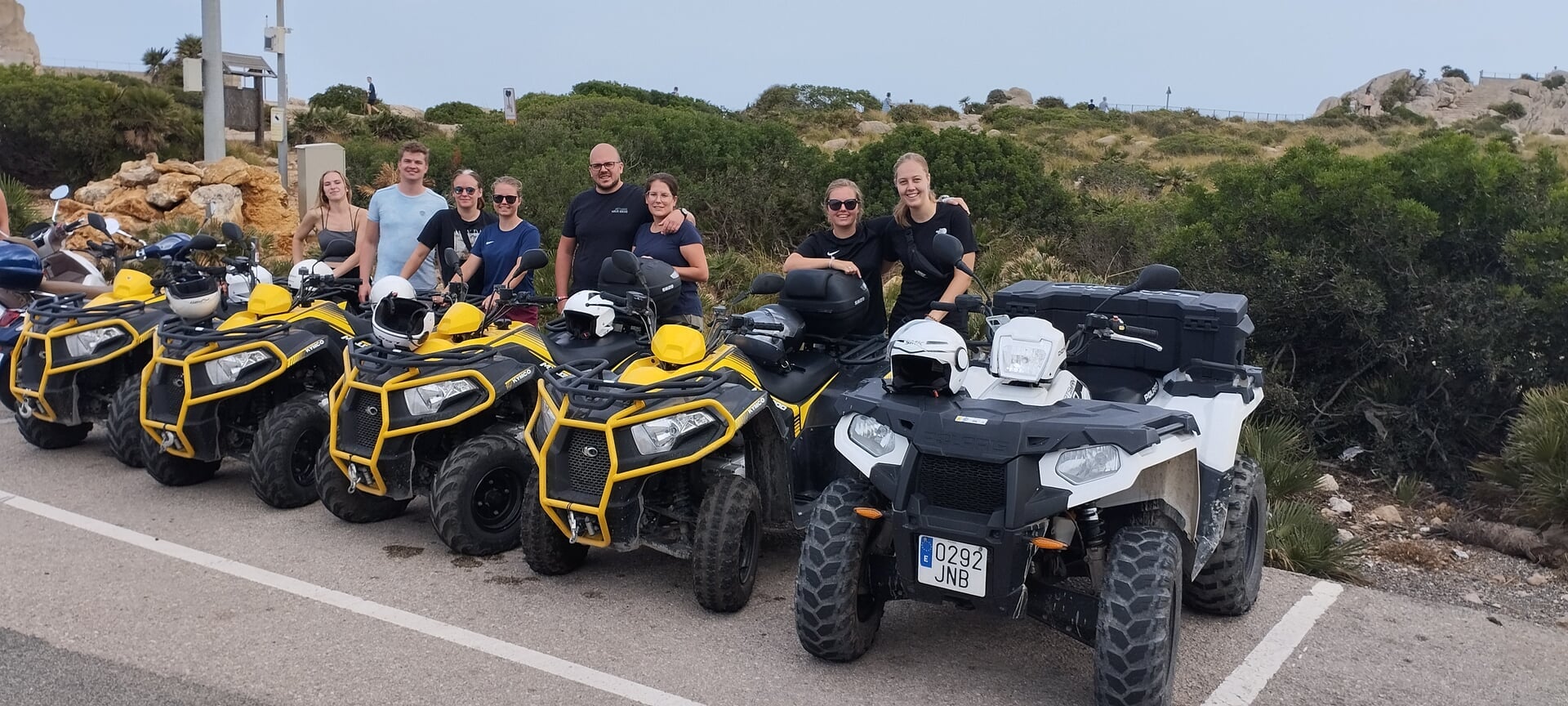 Tour en quad por pistas de tierra