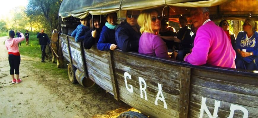 excursión en el Rancho grande en Mallorca