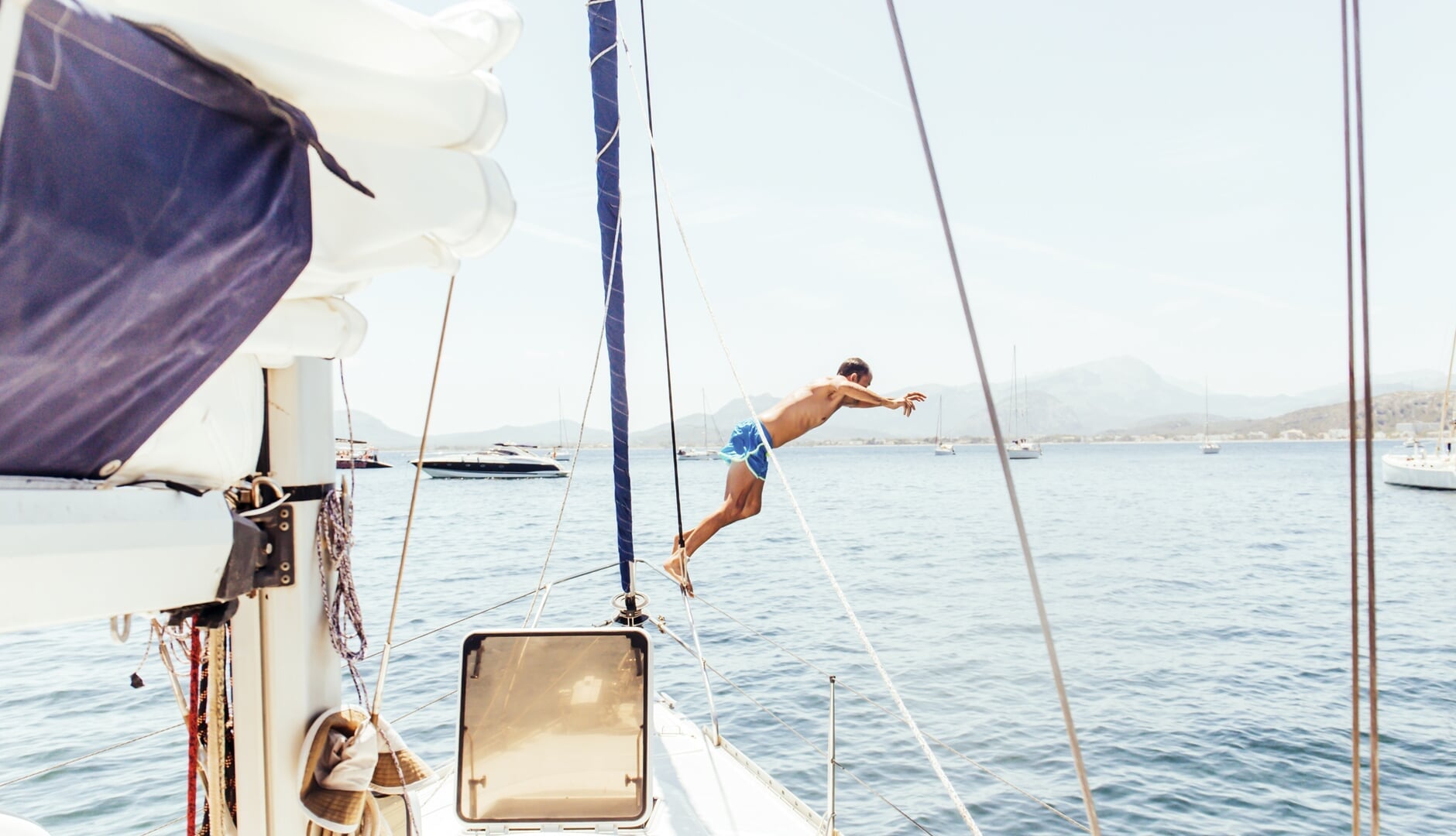salida en velero en Mallorca