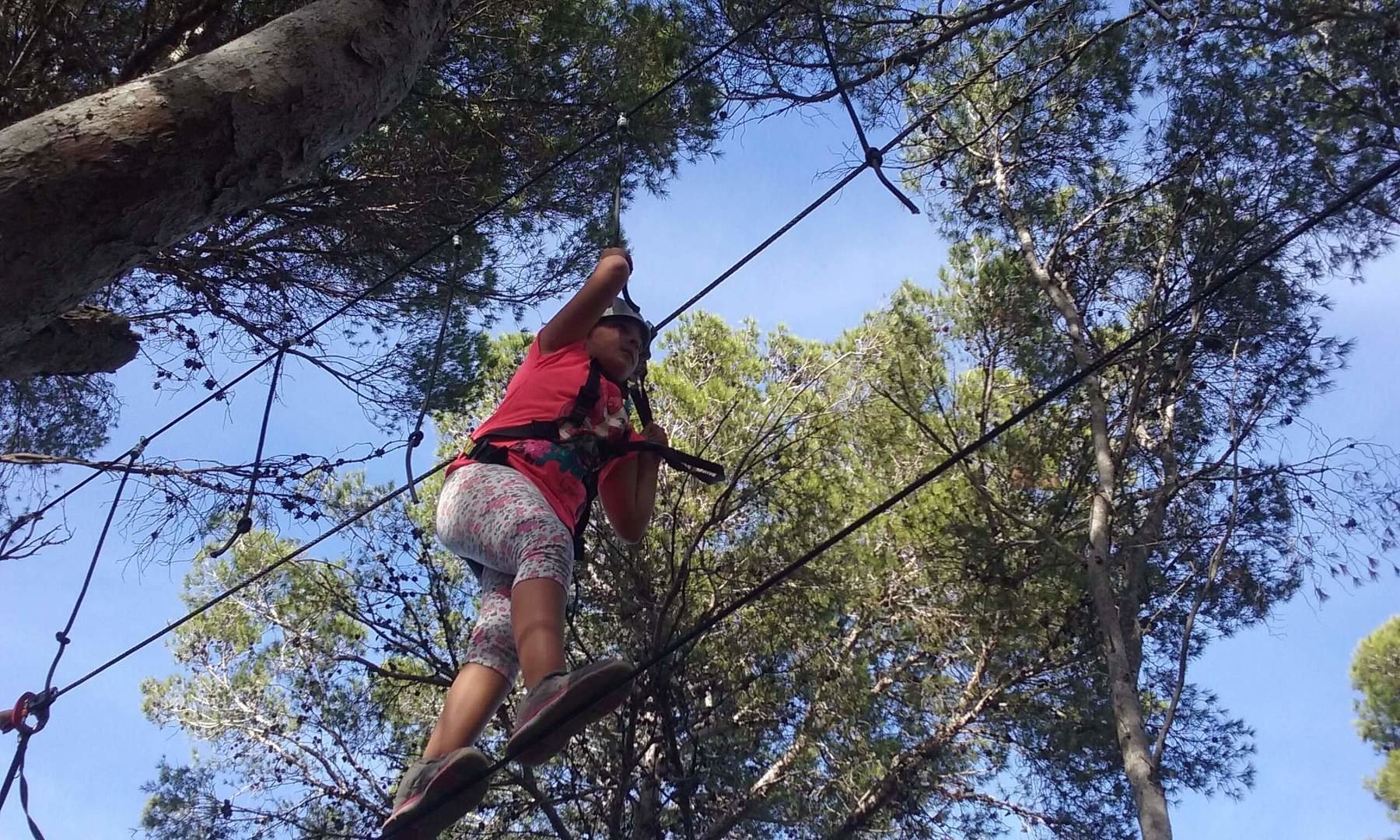 escalar en el parque