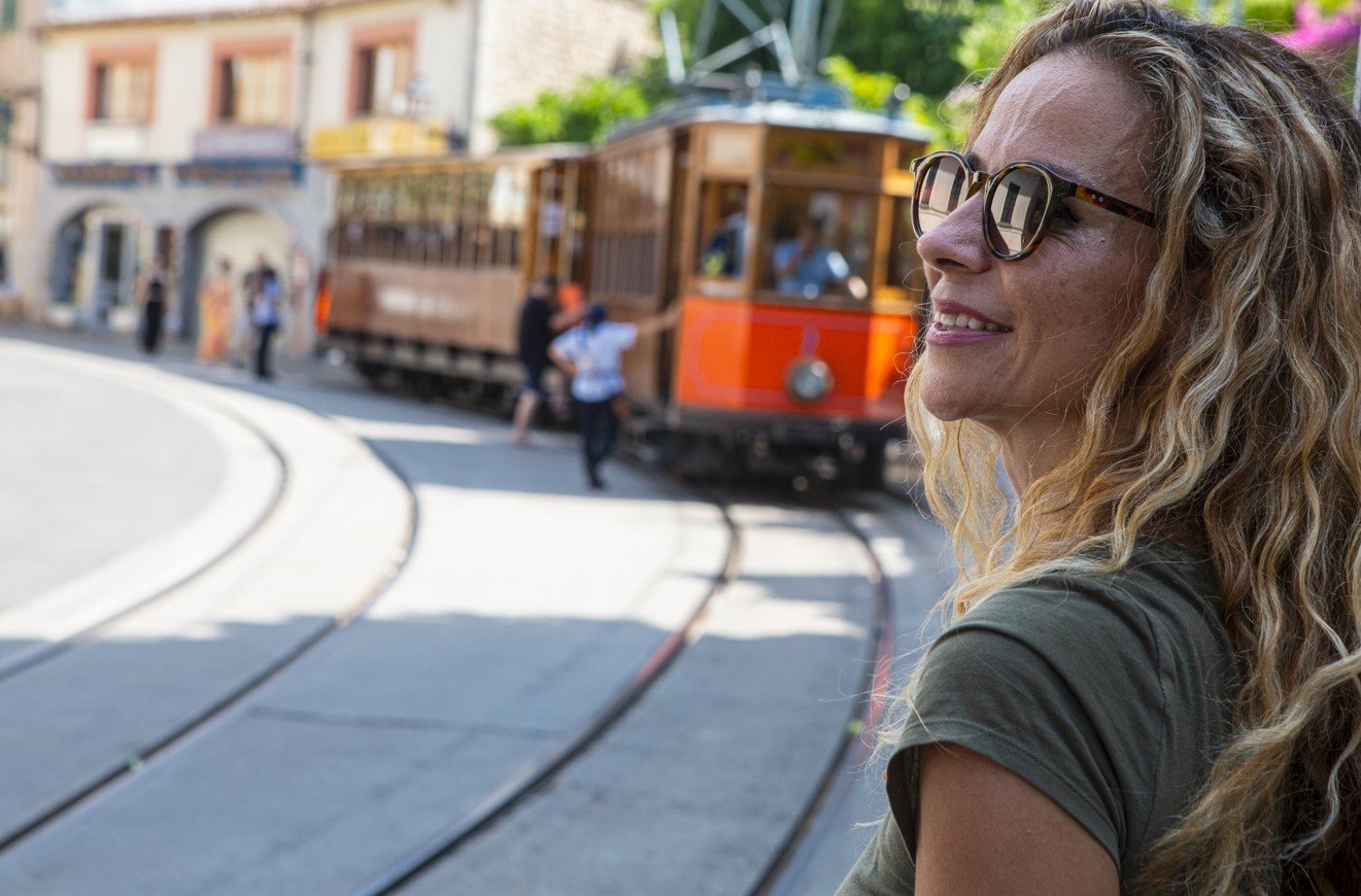 plaza de soller y tranvía