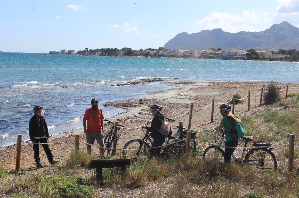 bike ride with beach stop