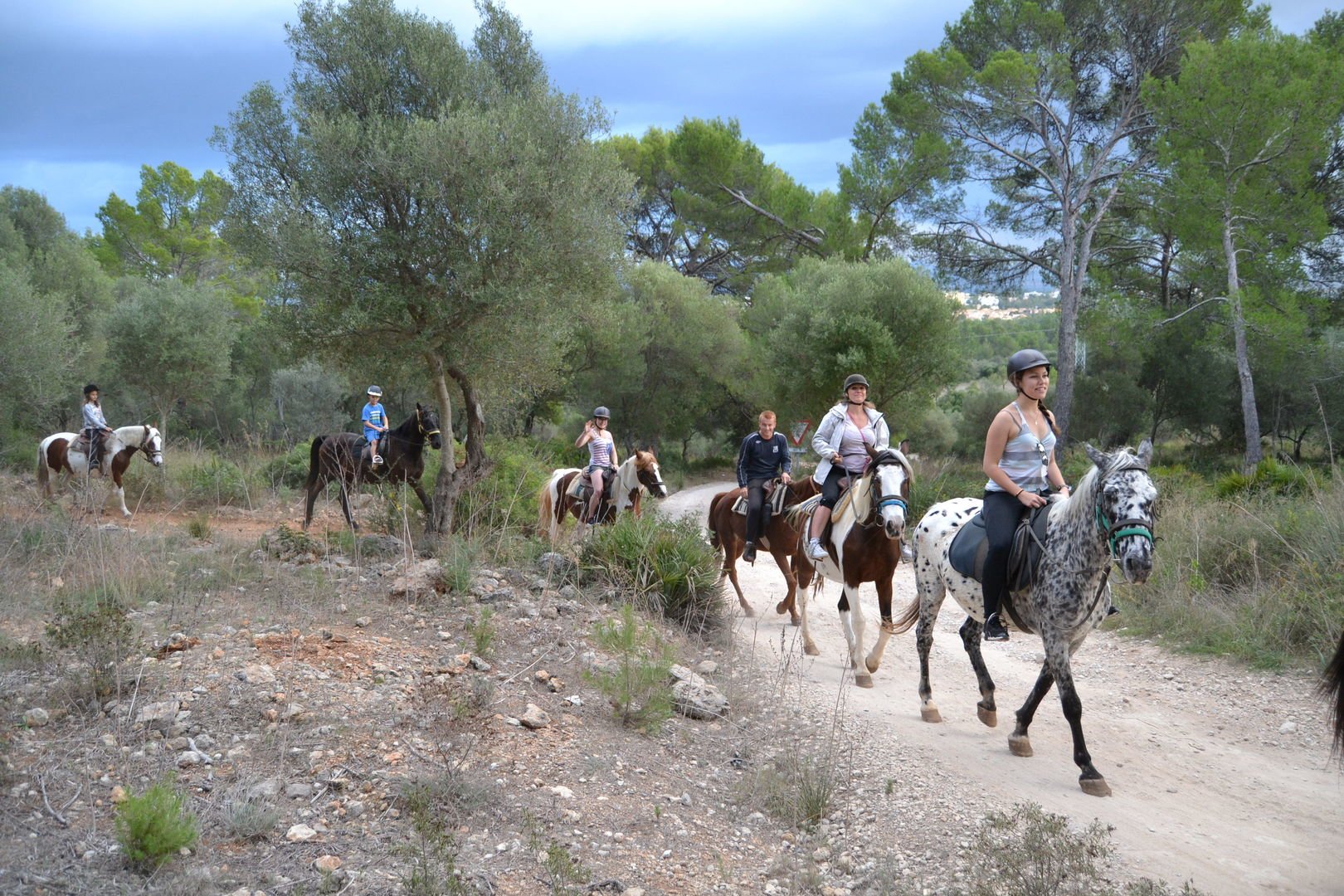 horse riding at ranxo ses roques