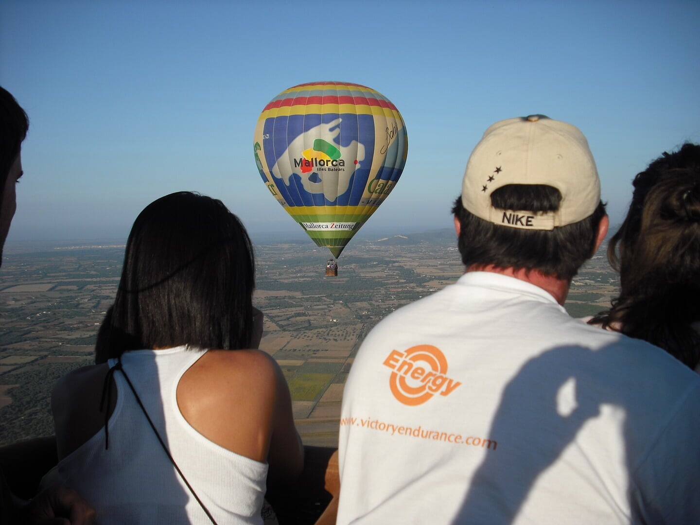 the island among us on the air balloon mallorca