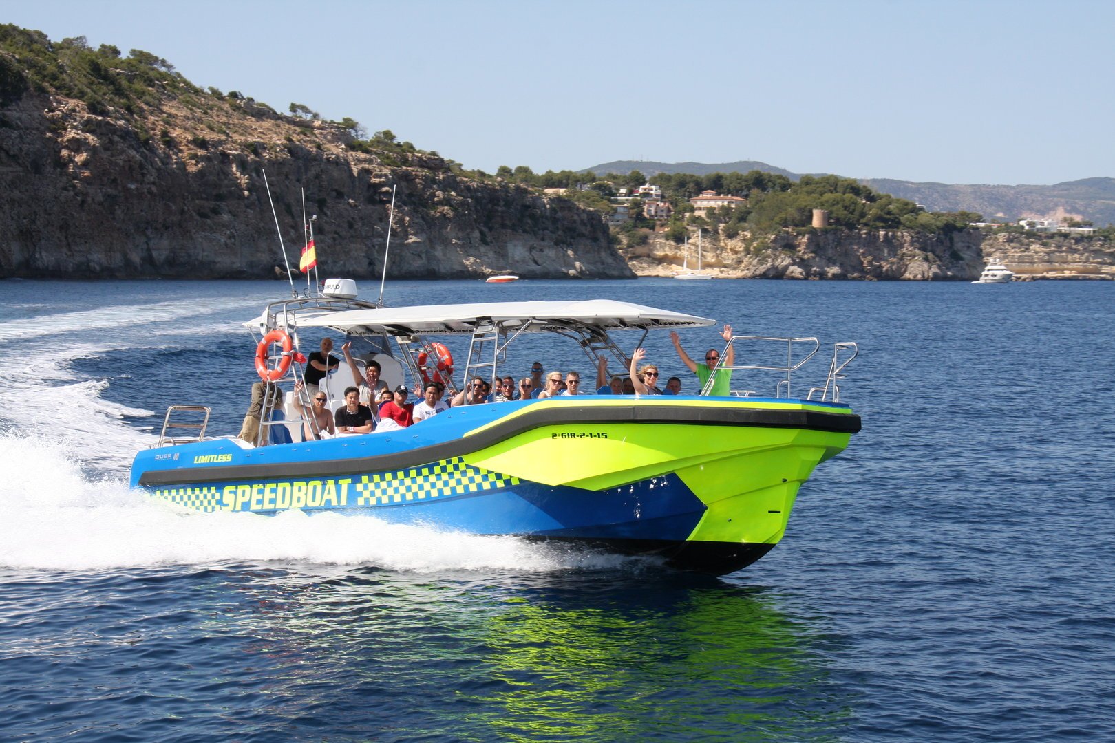 speedboat trip in mallorca