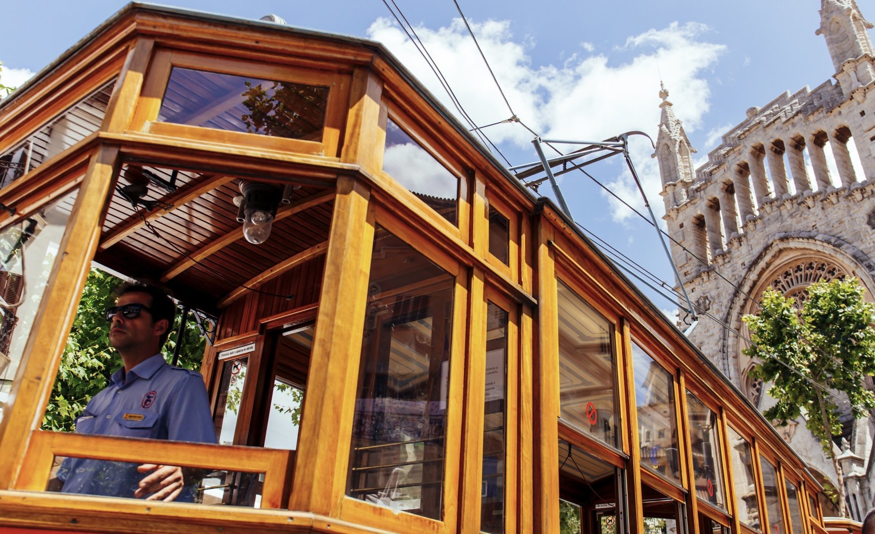 tram trip during the tour