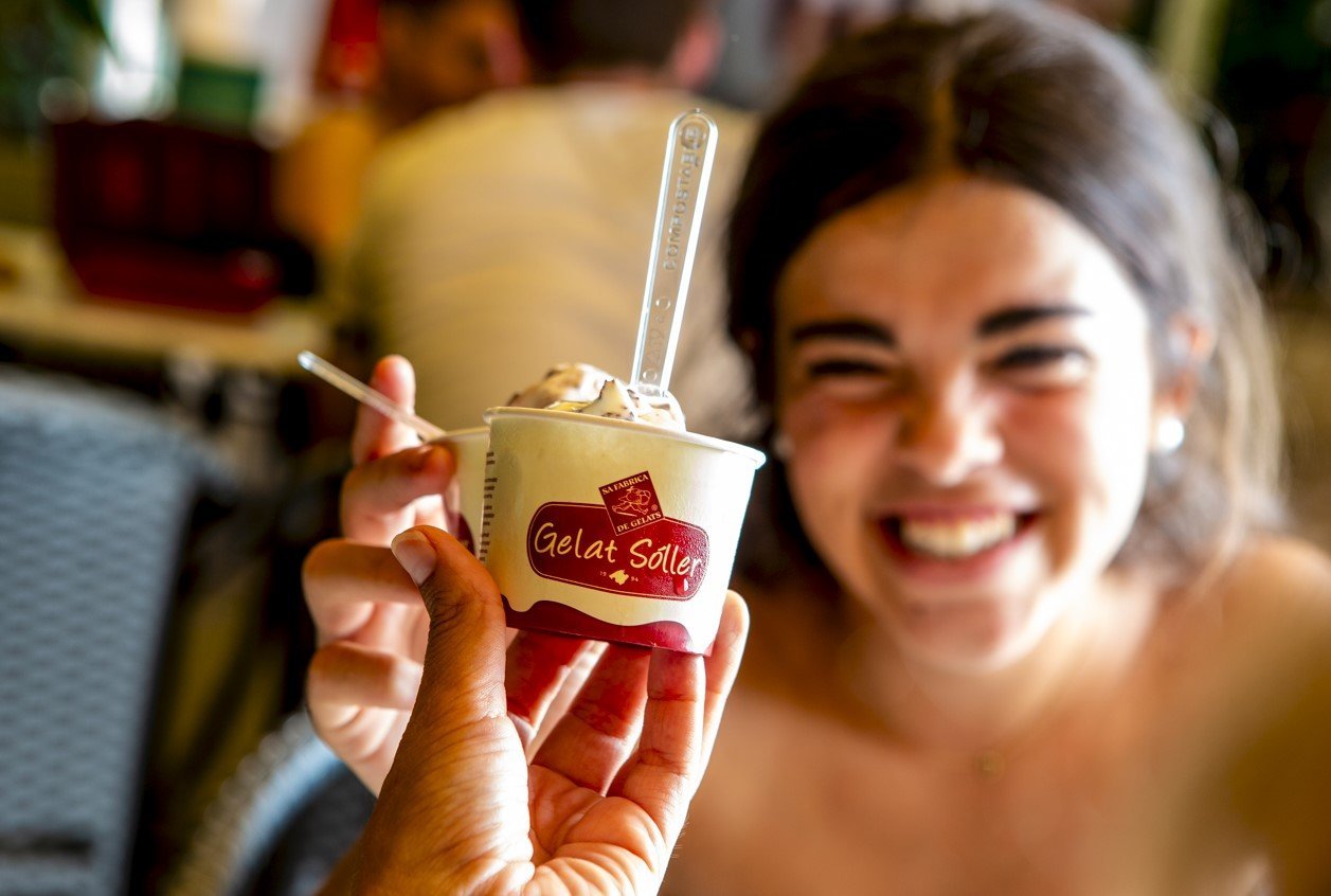 soller orange ice-cream