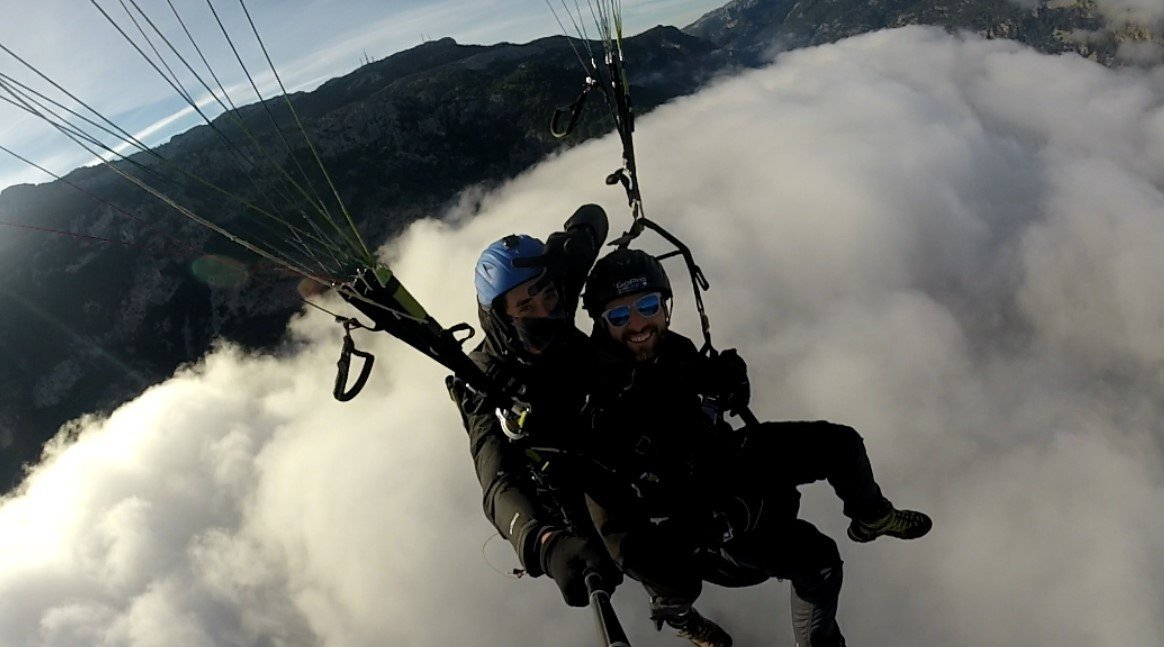 paragliding flight mallorca