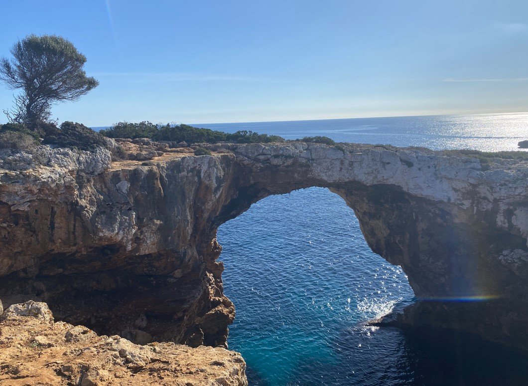 rock bridge near cala varques