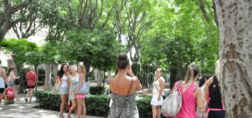 shopping area