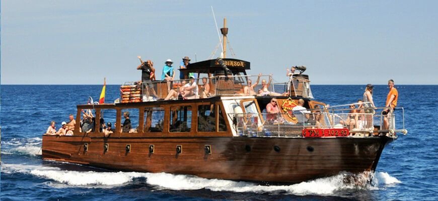 rotta in barca a Maiorca